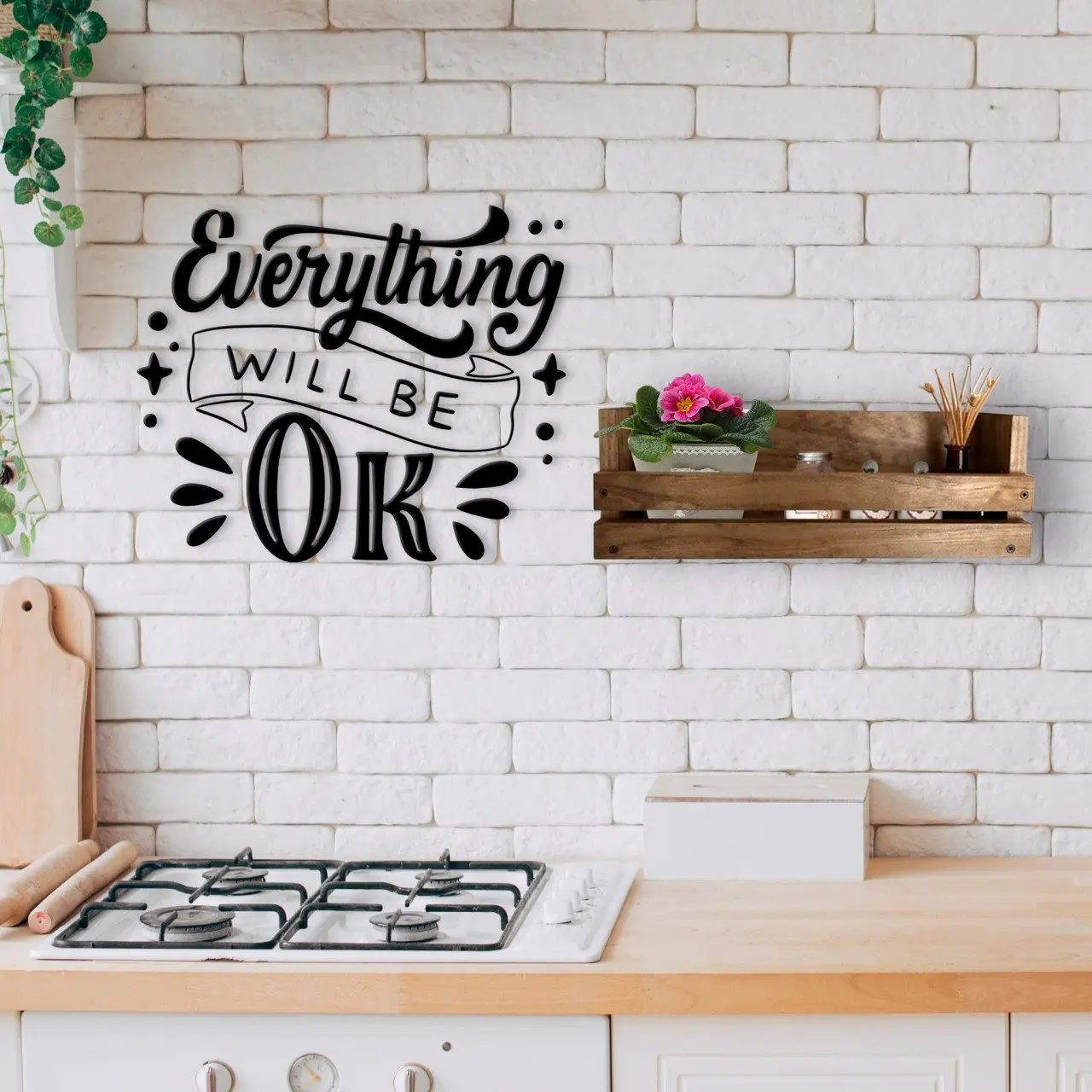 

BK домашний декоративный стеллаж из натурального дерева и стены для суши-5