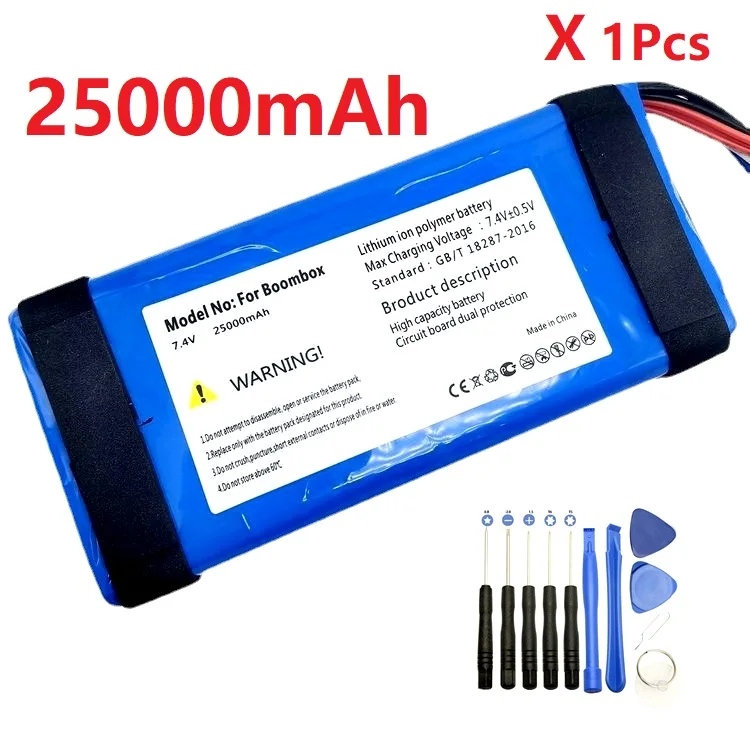

For JBL Boombox GSP0931134 01 25000mAh Battery Boombox1 Boombox 1 Player Speaker Batteries + free gfit