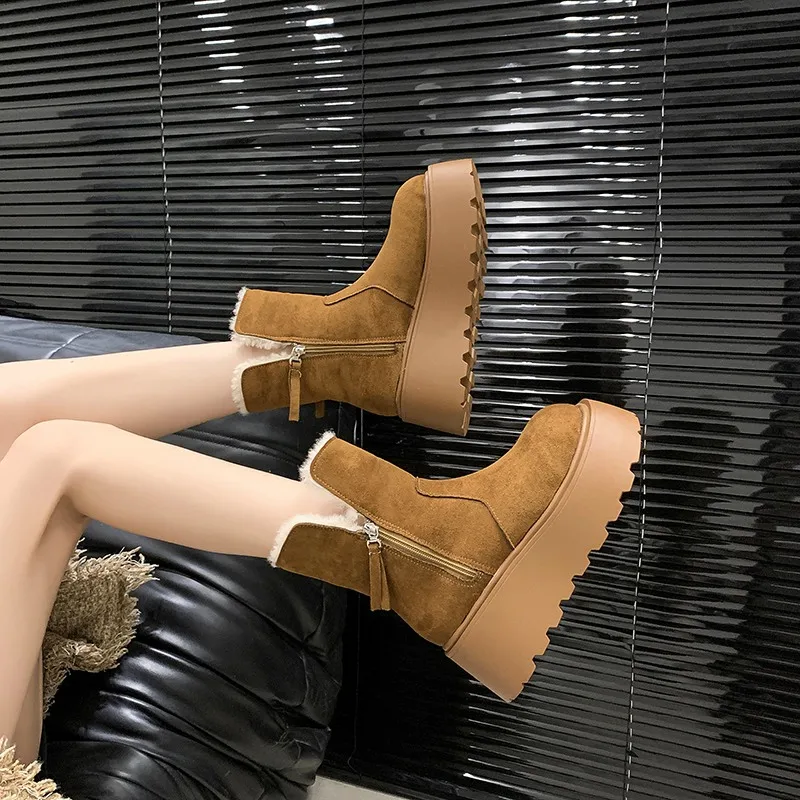 Обувь Женские сапоги Плюшевые австралийские роскошные дизайнерские