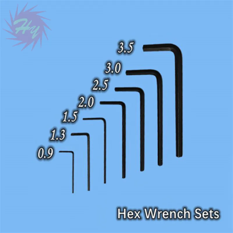 

Набор мини-шестигранников 0,9-3,5 мм, 7 шт.