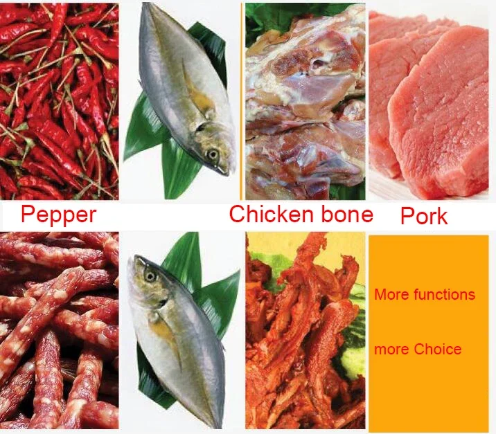 Коммерческая шлифовальная машина для курицы рыбы костей 32 42 52 62 82 мясорубка