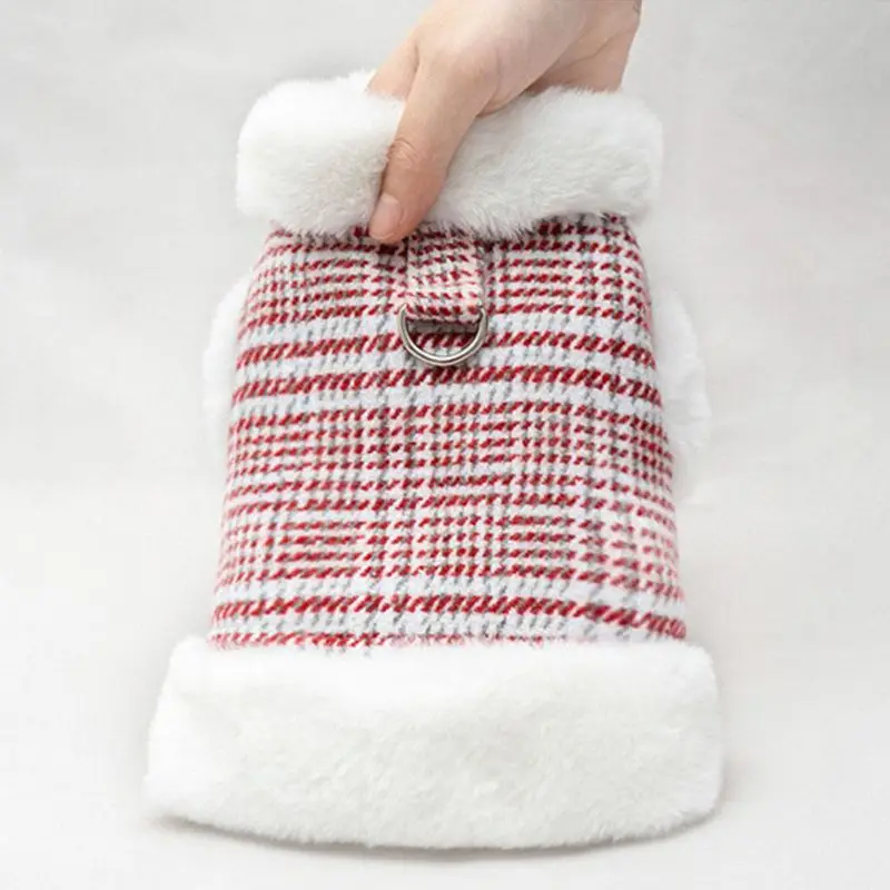 Зимняя одежда для собак Куртки ветрозащитная теплая плотная мягкое пальто