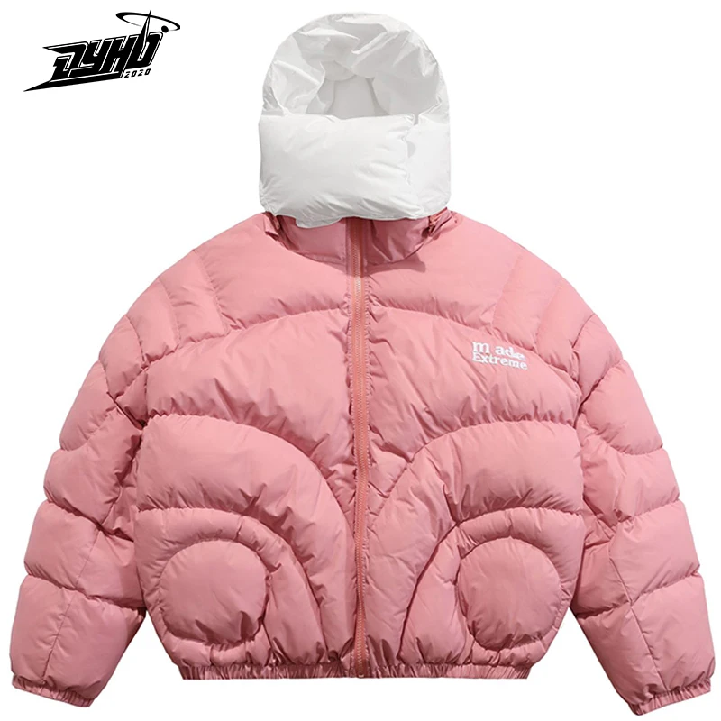 Зимняя новая Толстая парка пуховик для мужчин уличная одежда в стиле Харадзюку