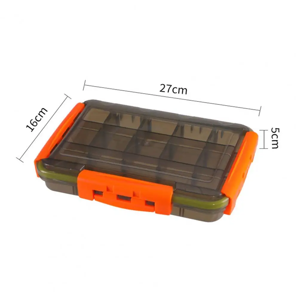 

Fishing Tool Box Easy to Carry Pressure Resistance Multi Snap Fishing Tackle Tools Storage Box Angling Supplies