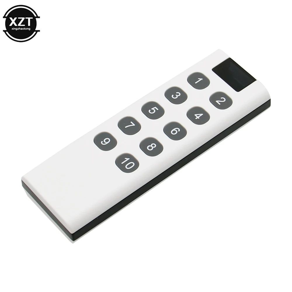 433MHz Wireless Learning Code Digital Remote Control Transmitter for 3/4/6/8/10 Channels Buttons Keyboard AK-7010TX images - 6