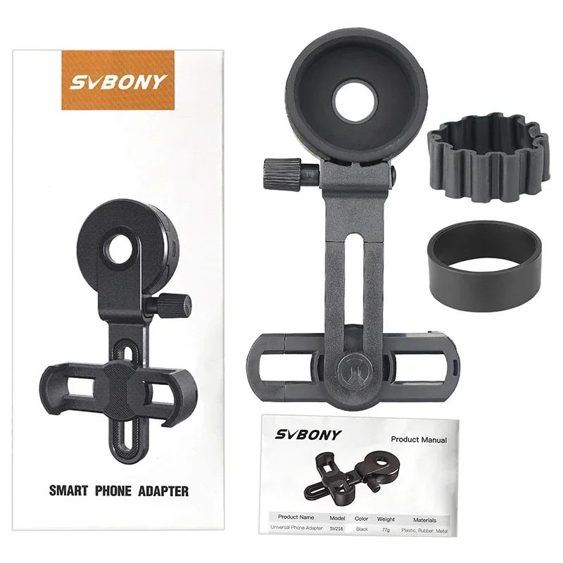 Универсальный адаптер для телефона SVBONY совместимый со штативом подходит