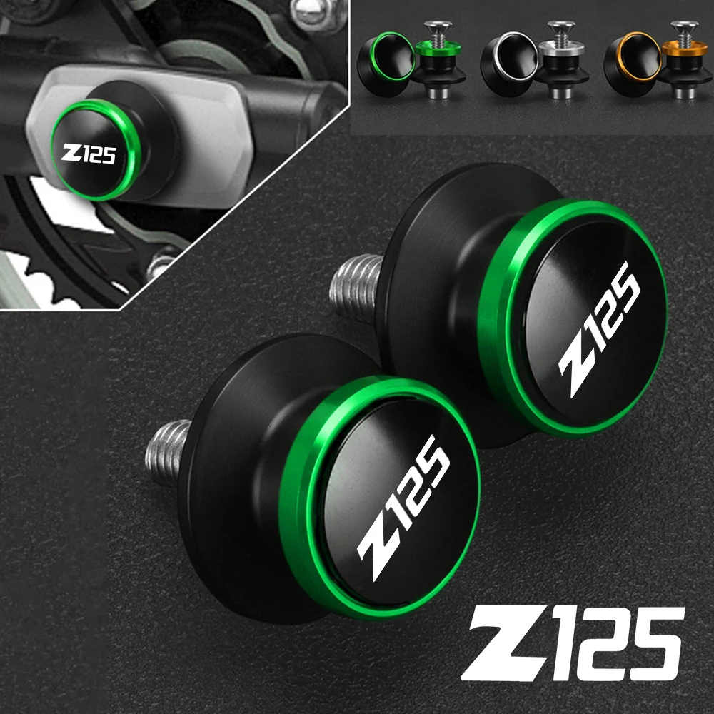 

Z 125 PRO 2023 2022 21 Motorcycle 8MM Swingarm Spools Rear Stand Screws Sliders FOR Kawasaki Z125 2015 2016 2017 2018 2019 2020