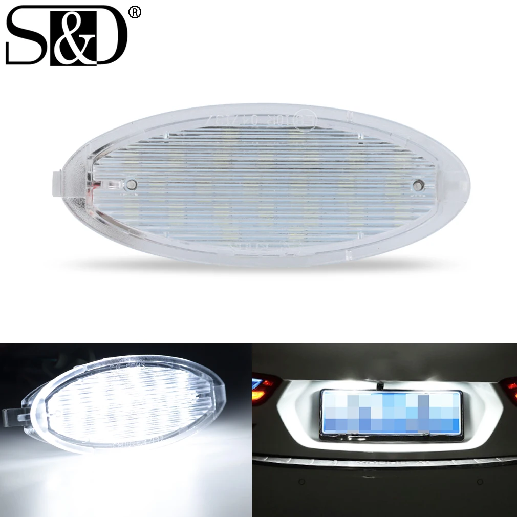 

1 шт. Canbus автомобильный номерной знак светильник лампа для Opel Astra F хэтчбек Corsa A-B B Vectra B Agila A Tigra A Auto Lamp 12V