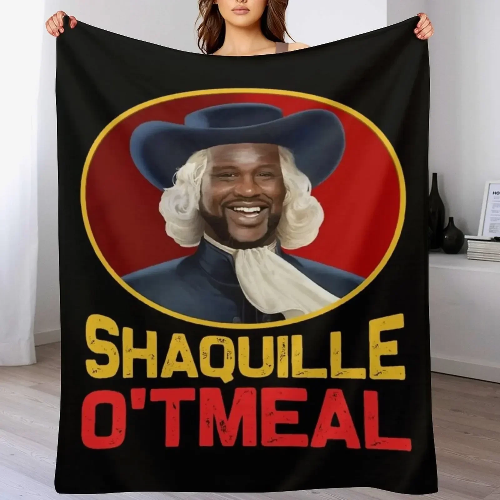 Футболка Shaquille из овсяной муки забавная шаквиль овсяная мука декоративное одеяло