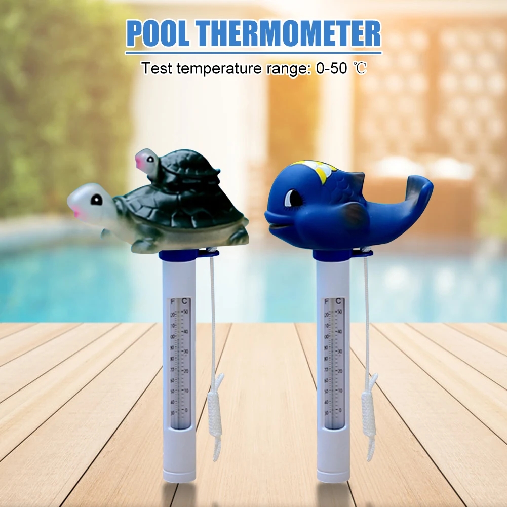 Swimming Pool Set Temperature Water Spa Waterproof Thermometer Measurement Bath Swimming Portable Outdoor Elements