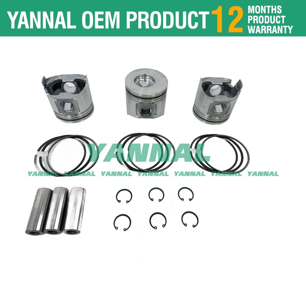 3TNV88 3TNV88C Комплект для капитального ремонта экскаватора Yanmar E30B E35B E36B E33C