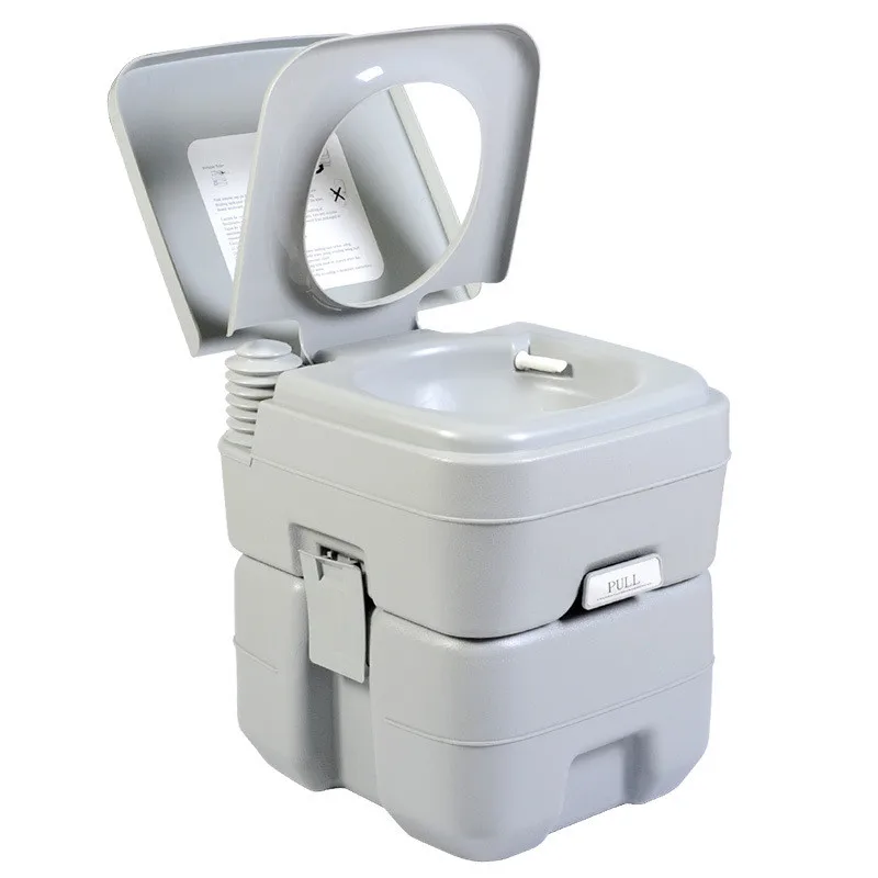 

Travel Camping Toilet Long Road Boat Potty Portable Toilet for Adult WC Outdoor 10/20L Flushing Potty for Outdoor Activities