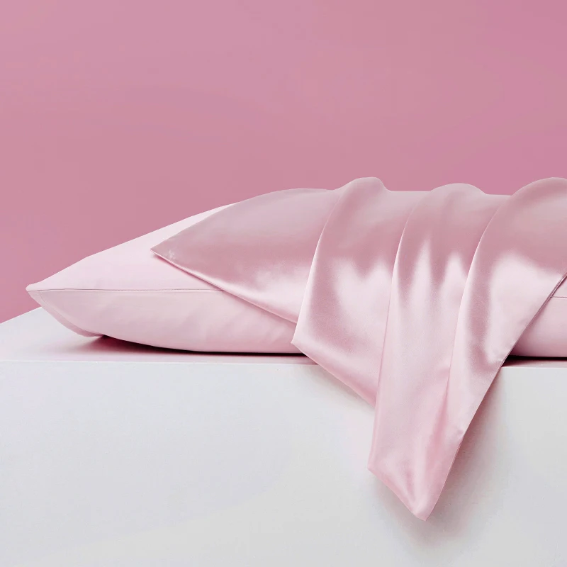 

100% Mulberry Pillowcase 16mm Both Sided Silk Pillow Case Soft Breathable Smooth with Hidden Zipper for Hair and Skin