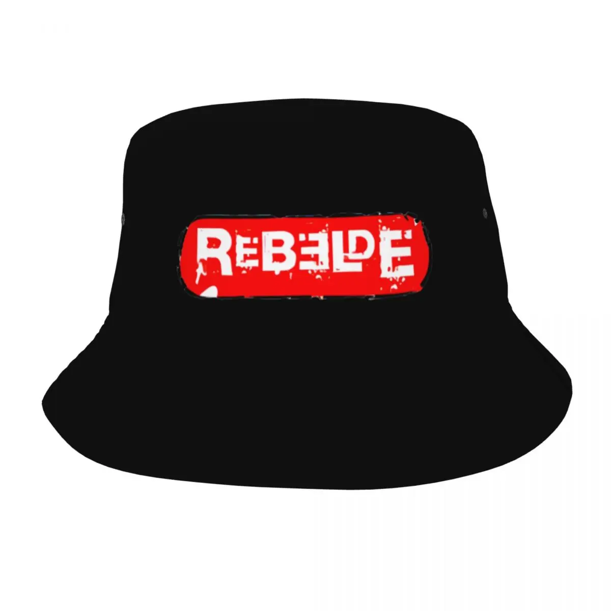 

Hot Summer Headwear Rebelde Merch Bucket Hats Unique Design Girl Sun Hat Reb Logo Ispoti Lightweight Fishing Hat Outdoor Sport