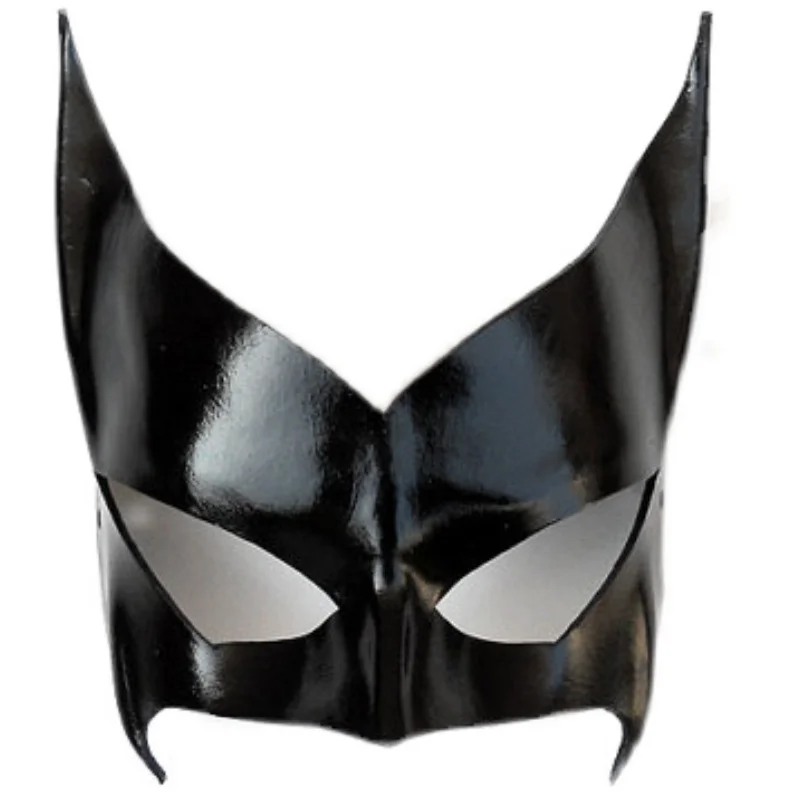 

Cowhide High Leather Quality Real Handmade Men Women Bat Design Masks Halloween Ball Party Adult Masquerade Cosplay Mask Theater