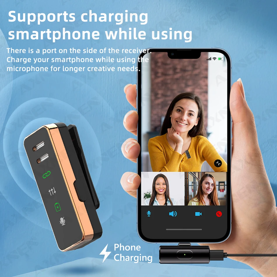 Беспроводной петличный микрофон для Iphone Type-c