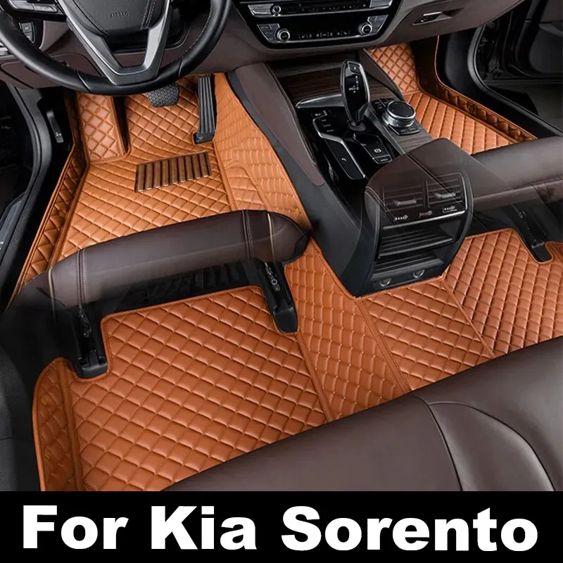 

Автомобильные коврики для Kia Sorento (пять сидений), 2009, 2010, 2011, 2012, индивидуальные автомобильные подкладки для ног, аксессуары для интерьера