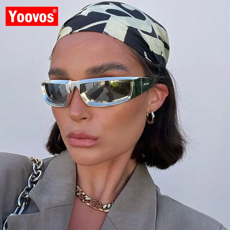 

Yoovos Steampunk Sunglasses Women/Men 2022 Luxury Brand Designer Glasses Y2K Women Vintage Punk Sun Eyewear Retro Gafas De Sol