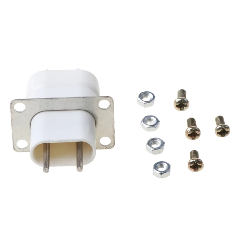 

Home Electronic Microwave Oven Magnetron Filament 4 Pin Socket Converter White