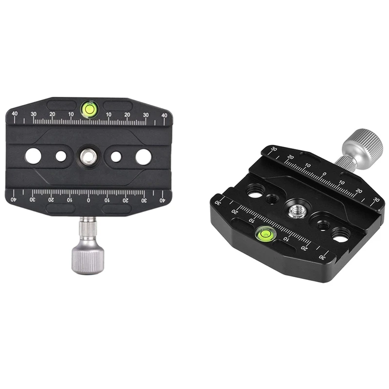 

2 Pcs Aluminum Alloy Quick Release QR Plate Clamp For Arca Swiss Benro, CL-90N & CL-70N