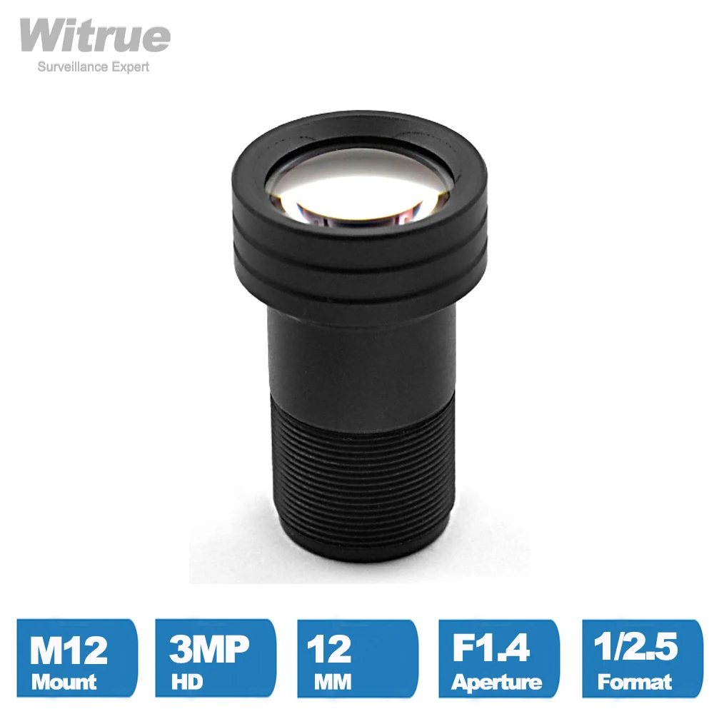 

Объектив видеонаблюдения Witrue Starlight 3Мп 12мм