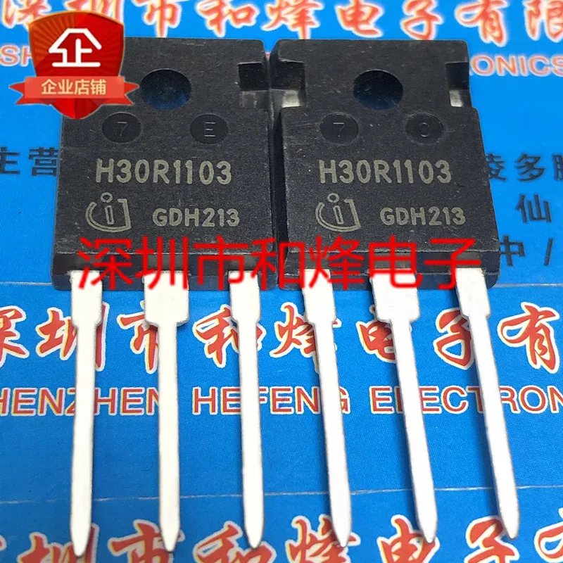 

Free shipping H30R1103 IHW30N110R3 TO-247 1000V 30A 10PCS