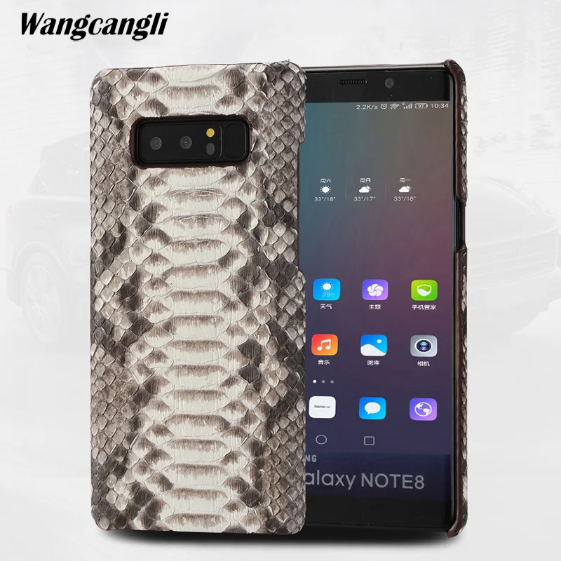 

Leather python skin cover back cover For Samsung A52.S20 S21 S9 case python skin high-end custom phone case For Samsung a51 a9