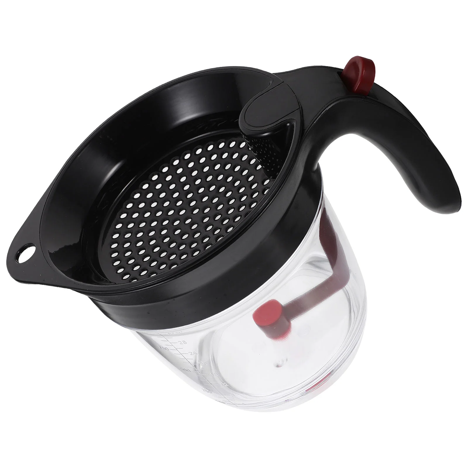 

Container Kitchen Grease Filter Oil Strainer Bottom Release Fat Separator Cooking Kettle