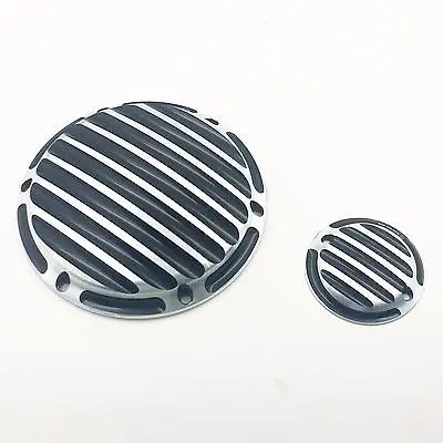 

Black Silver Derby Timing Timer Covers For Harley Sportster XL 883 1200 2004-UP