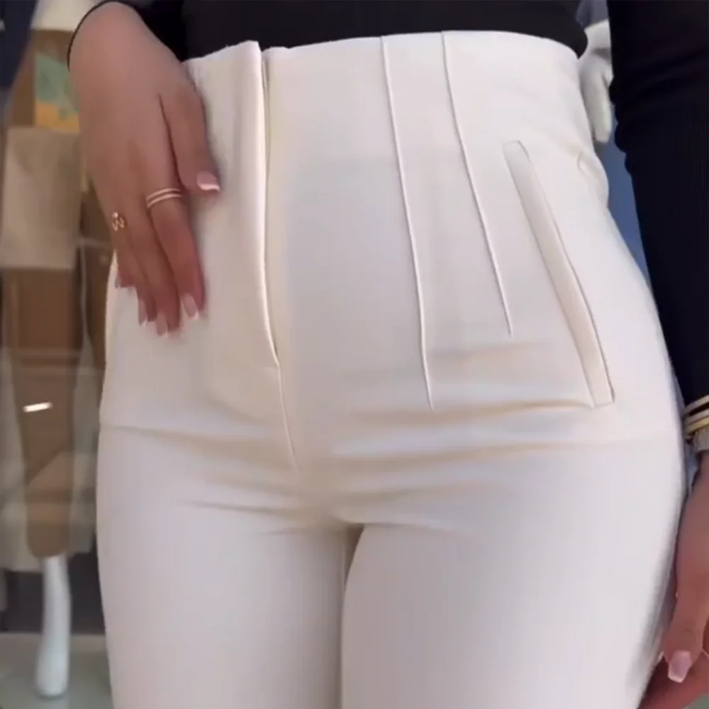 

2023 узкие джинсы, женские Костюмные брюки, разноцветные брюки, повседневная тянущаяся рабочая одежда, модная одежда Pantalones y2k, женские брюки