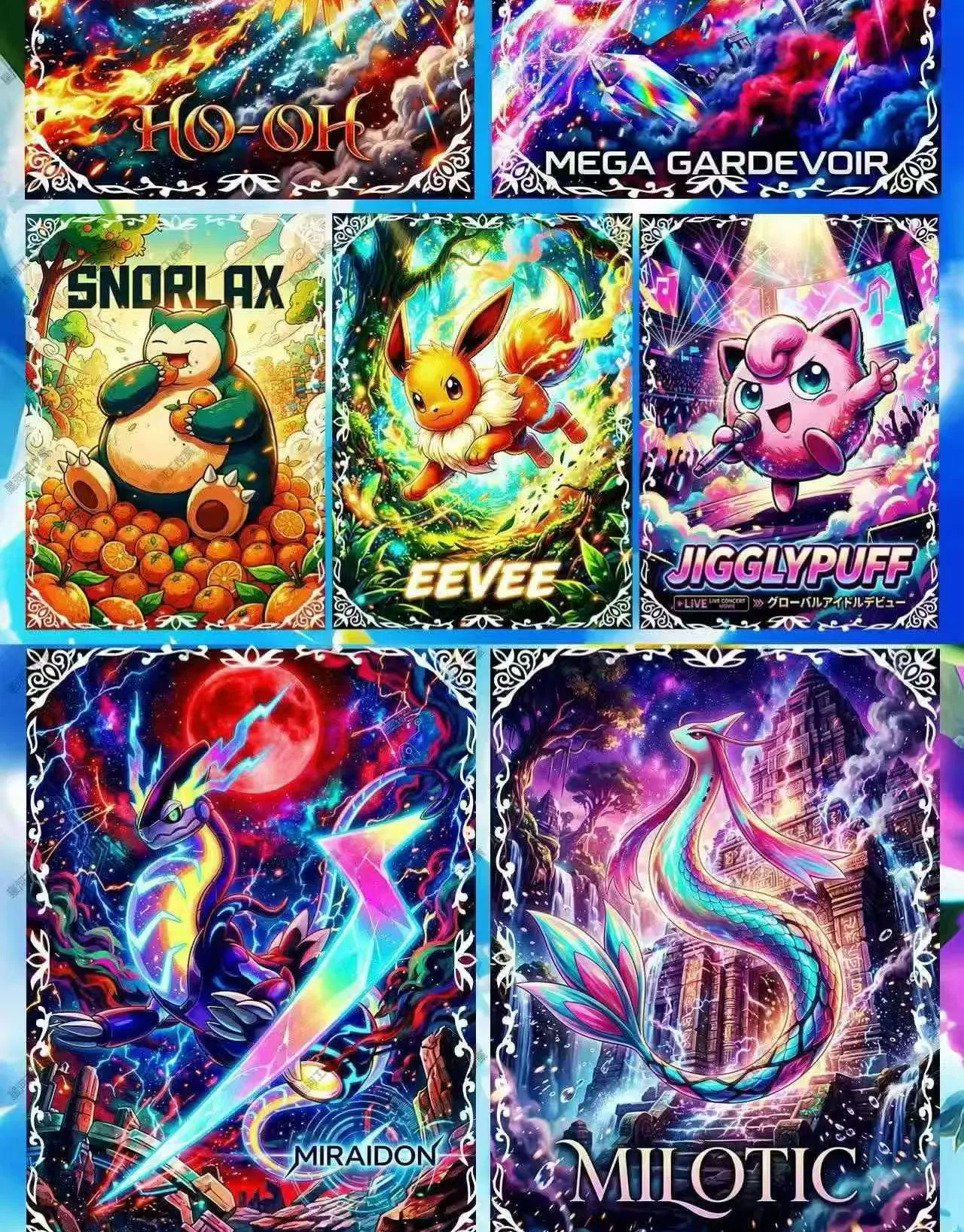 Фото Оптовая продажа: Новые карточки Pokémon XingHe Creative Studio Wave 4 (формат А6) — детские игрушки, подарки на день рождения №5