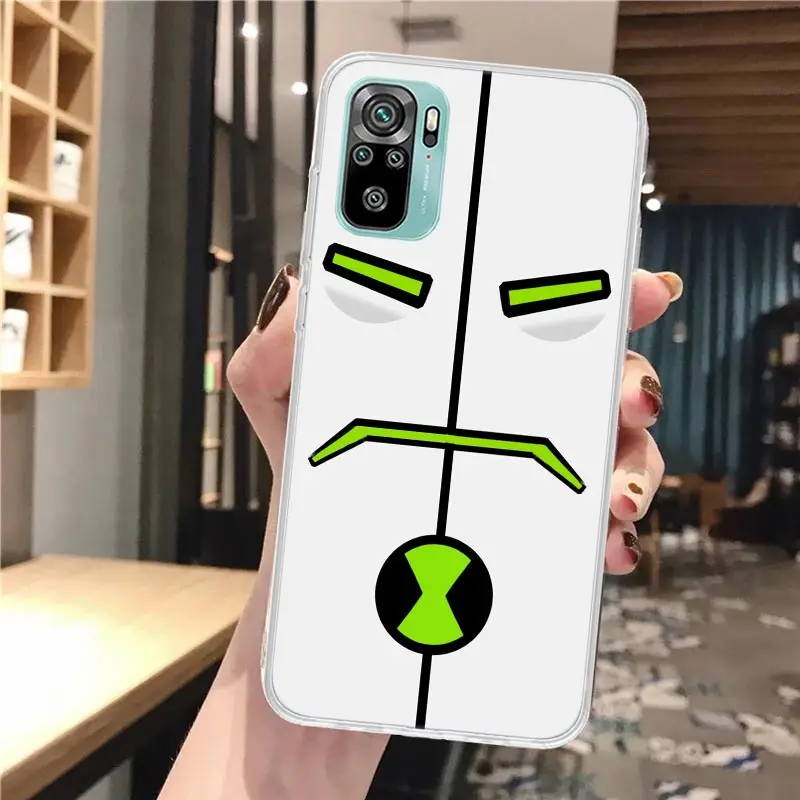 Мягкий чехол для телефона с рисунком Бен 10 Xiaomi Redmi Note 14 13 12S 12 11S 11 11E Pro Plus 10S 9S 9 Note14