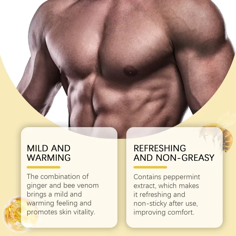 Крем-нагреватель для гинекомастии с пчелиным ядом подтягивающий укрепляющий