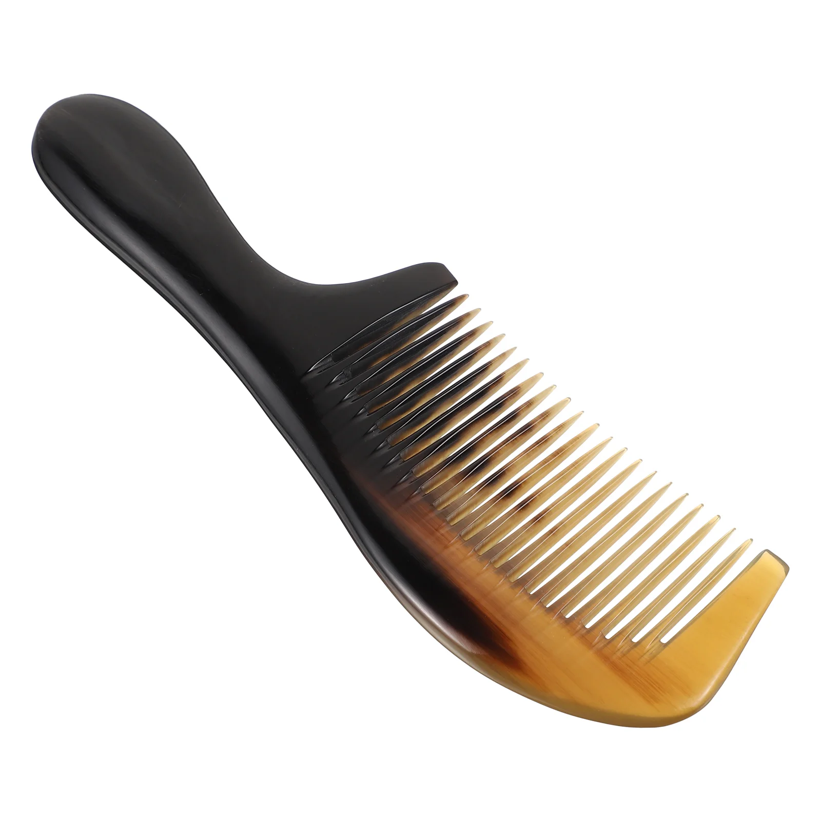 

Comb Hair Horn Tooth Smooth Combs Multi Brush Fine Scalp Detangling Natural Handmade Handle Head Portable Buffalo Barber Tool