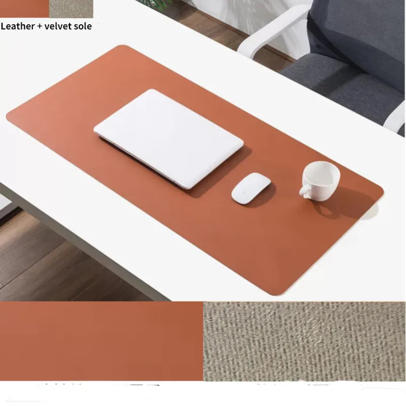 Двухсторонний портативный большой мягкий коврик для мыши с антипроскальзывающим покрытием из искусственной кожи и водонепроницаемым материалом, XXL-игровой коврик для мыши, подходит для ПК, стола и клавиатуры.