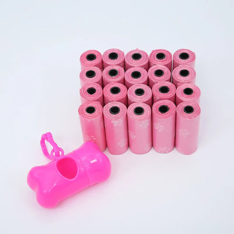 

Pet Dog Poop Bags 20Rolls Pet Waste Garbage Bags Unscented Outdoor Carrier Holder Dispenser Clean Pick Up Tools Pet Accessories