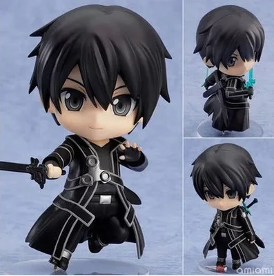 

Anime Nendoroid 295 Sword Art Online Kirito Action Figure Toy Model Collection Child Gifts