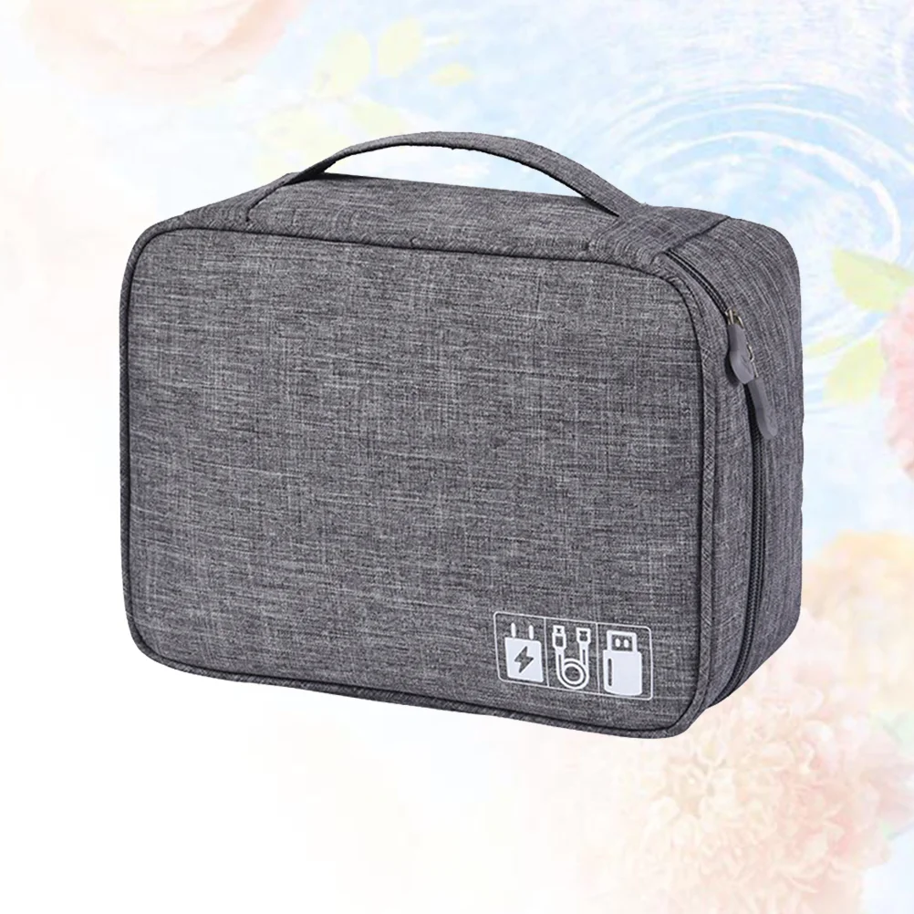 

Electronics Organizer Travel Carrying Case Pouch Cable Tech Box Storage Organiser Cord Electronic Gadgets Accessories Cell Wall