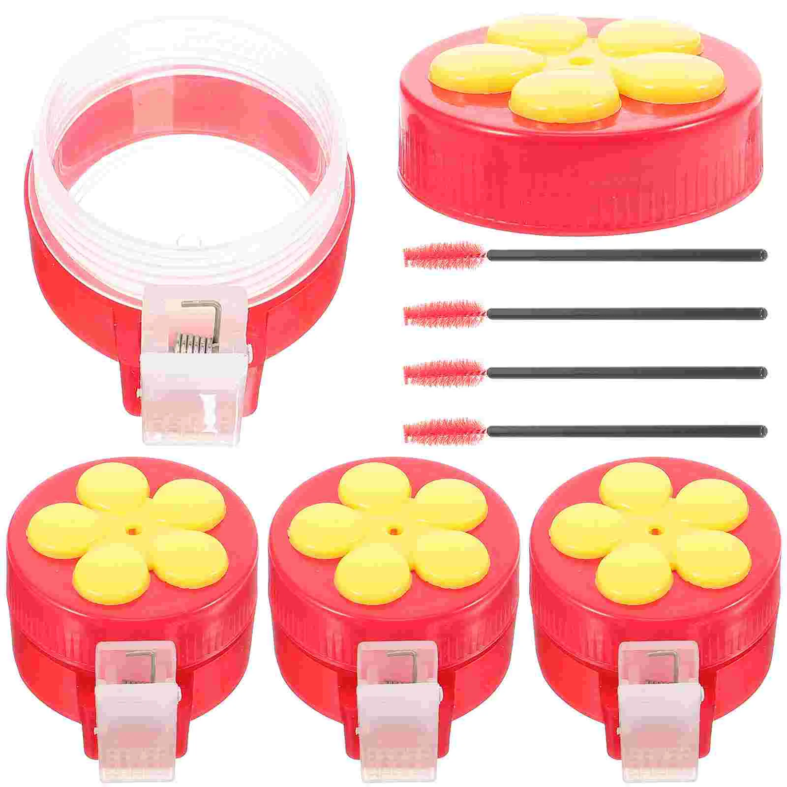 

1 комплект пластиковых кормушек для птиц, декоративные кормушки для птиц, кормушки для птиц на открытом воздухе