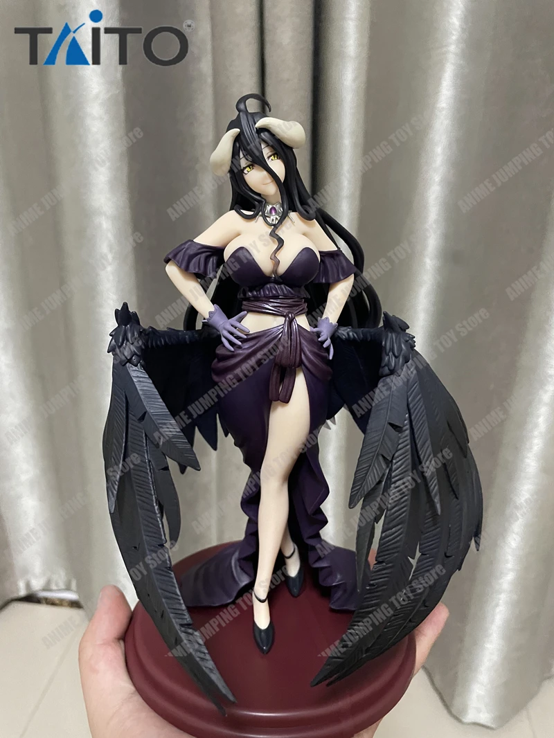 Фигурки персонажей аниме Taito Overlord фигурки черного платья альбедо Amp настольные