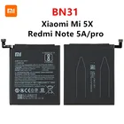 Оригинальный аккумулятор Xiao mi 100% BN31 3080 мАч для Xiaomi Mi 5X Mi5X Redmi Note 5A  Pro Mi A1 Redmi Y1 Lite S2 BN31