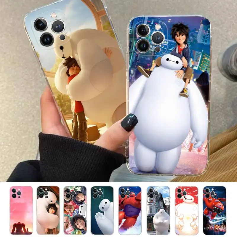 

Disney Big Hero 6 Phone Case For iPhone 8 7 6 6S Plus X SE 2020 XR XS 14 11 12 13 Mini Pro Max Mobile Case
