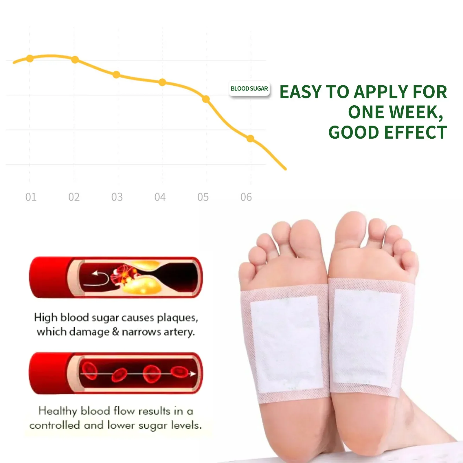 Прокладки для ног улучшают качество сна снимают стресс и боль Имбирные дисперсы