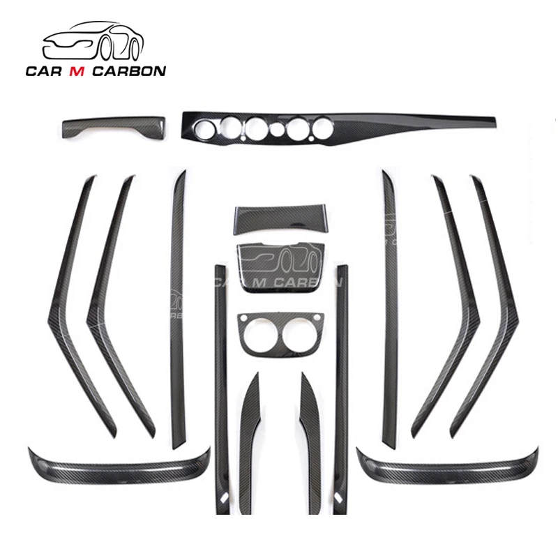 

Отделка салона автомобиля для S CLASS W222 2014-2020 года S320L S400, интерьерные аксессуары для салона автомобиля, декоративная отделка из углеродного в...