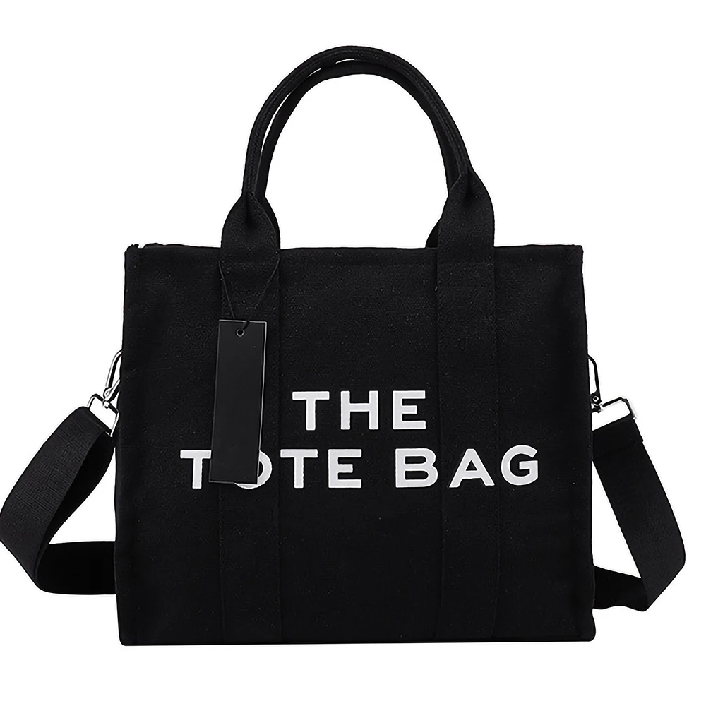 Large Canvas Tote Bags for Women Luxury Shoulder Messenger Bag Female Fashion Designer Sling Crossbody Totes High Quality 2023