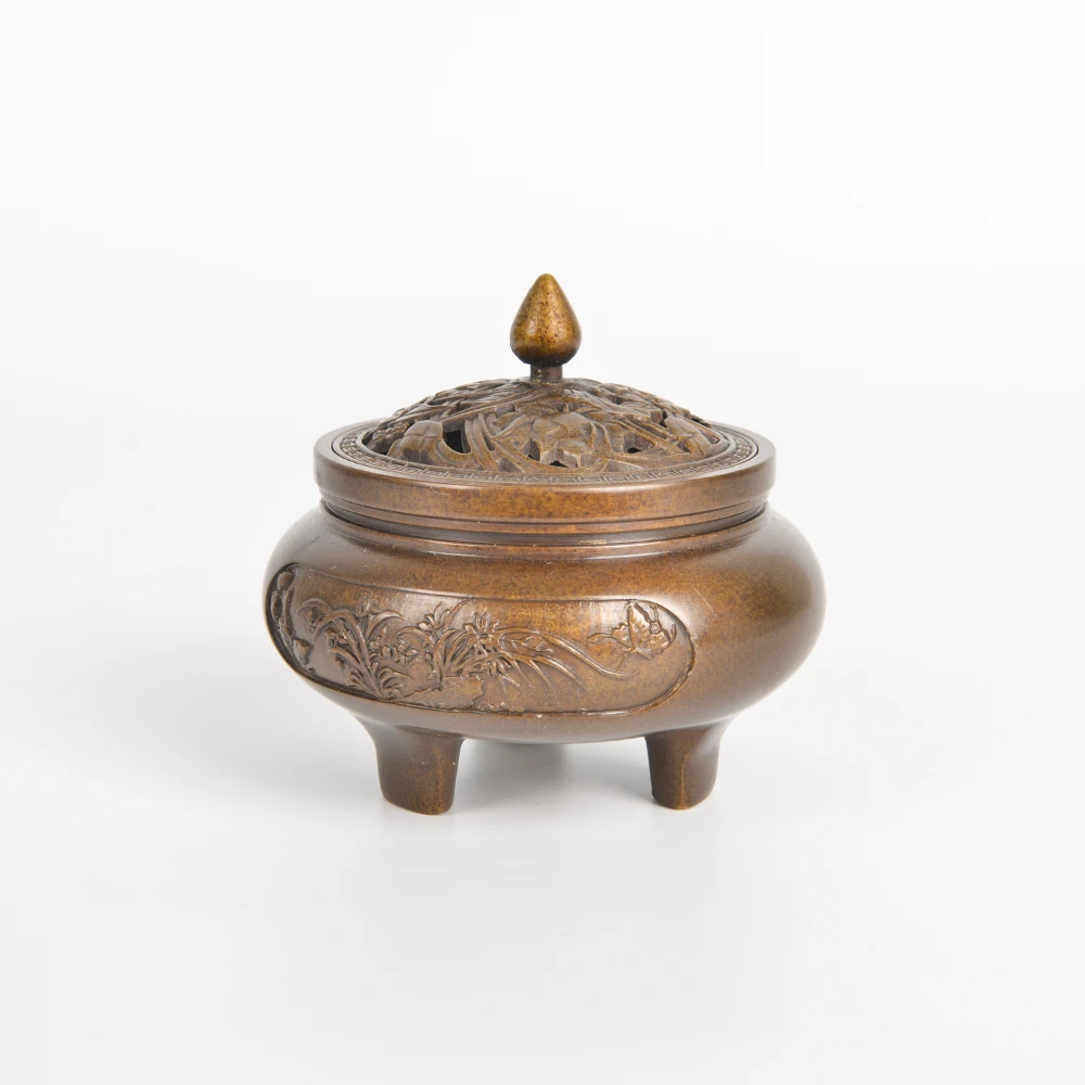 

Pure Copper censer burner China luxury censer burner incense, metal Incense stick holder, incense burner