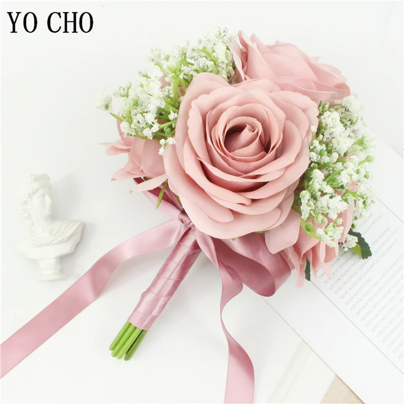 

YO CHO Искусственный цветочный букет из шелка