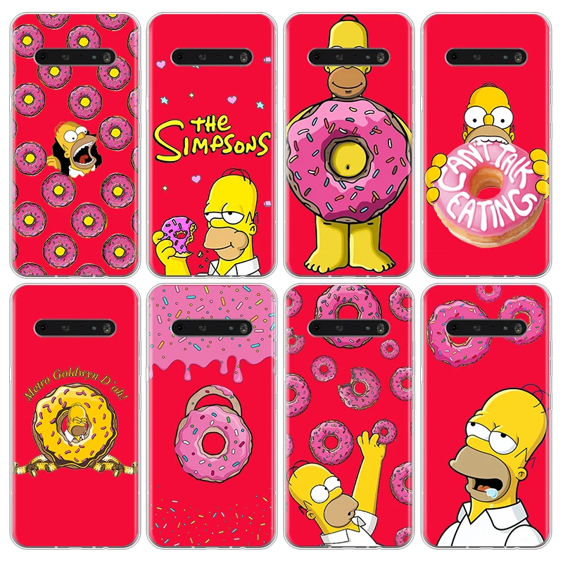 

Cartoon The Simpsons For LG G8 V30 V35 V40 V50 V60 Q60 K40S K50S K41S K51S K61 K71 K22 K31 K42 K92 ThinQ 5G Phone Case