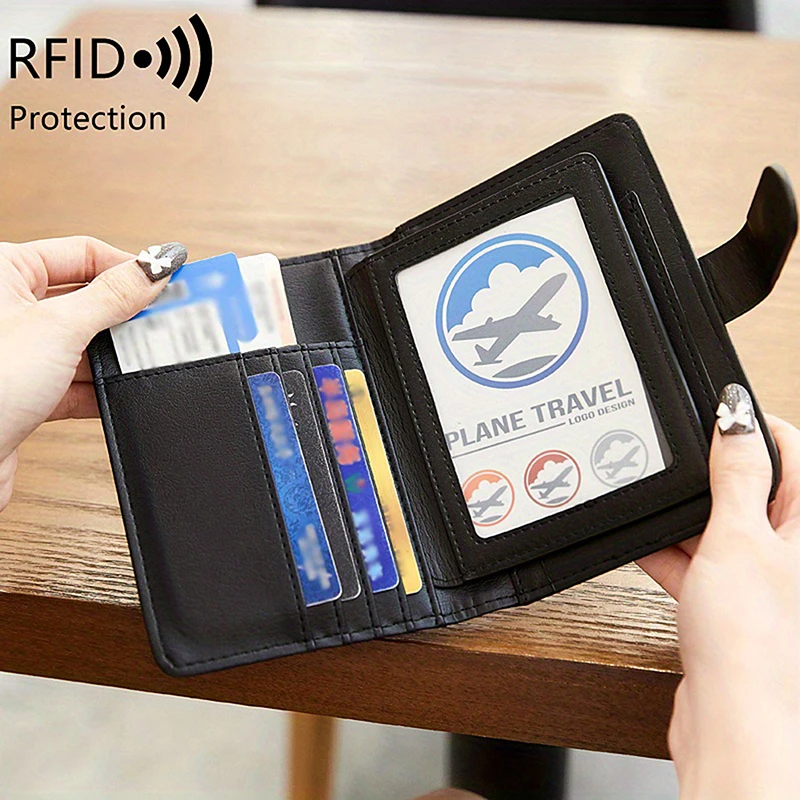 

RFID Passport Cover Anti Thief ID Credit Cards Passport Holder Bags Pouch PU Leather Packet Case Wallet Purse Travel Accessories