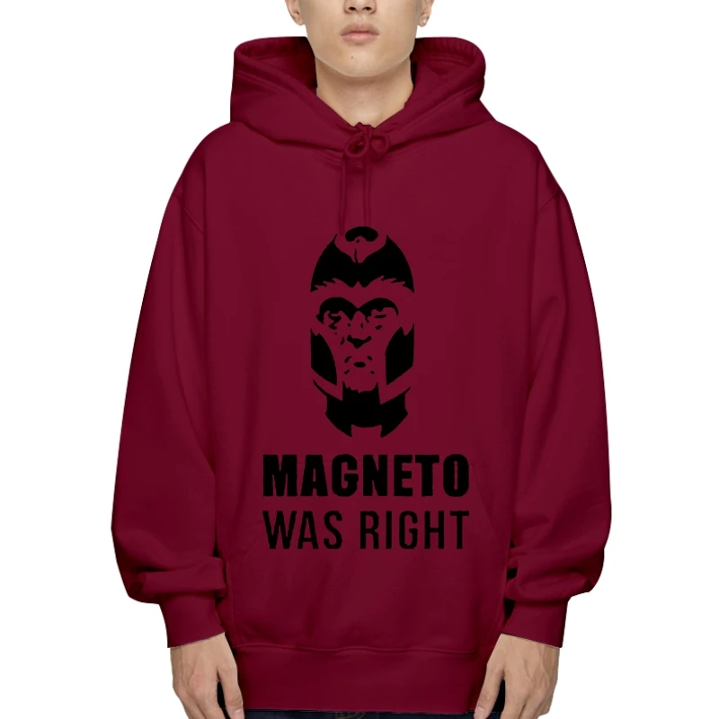 

Толстовки из 100% хлопка, теплые толстовки с принтом на заказ, мужская верхняя одежда Magneto was righ, женская верхняя одежда